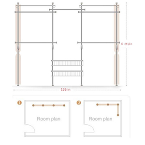 One Touch Adjustable Corner Shower Caddy - Prince Hanger